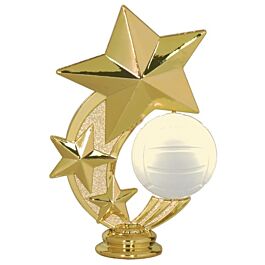 Three Star Volleyball Spinner Topper