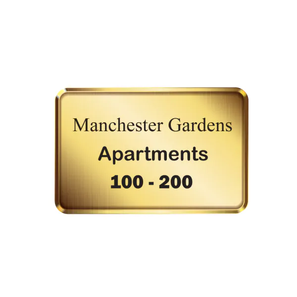 4x6 Brass Plaque