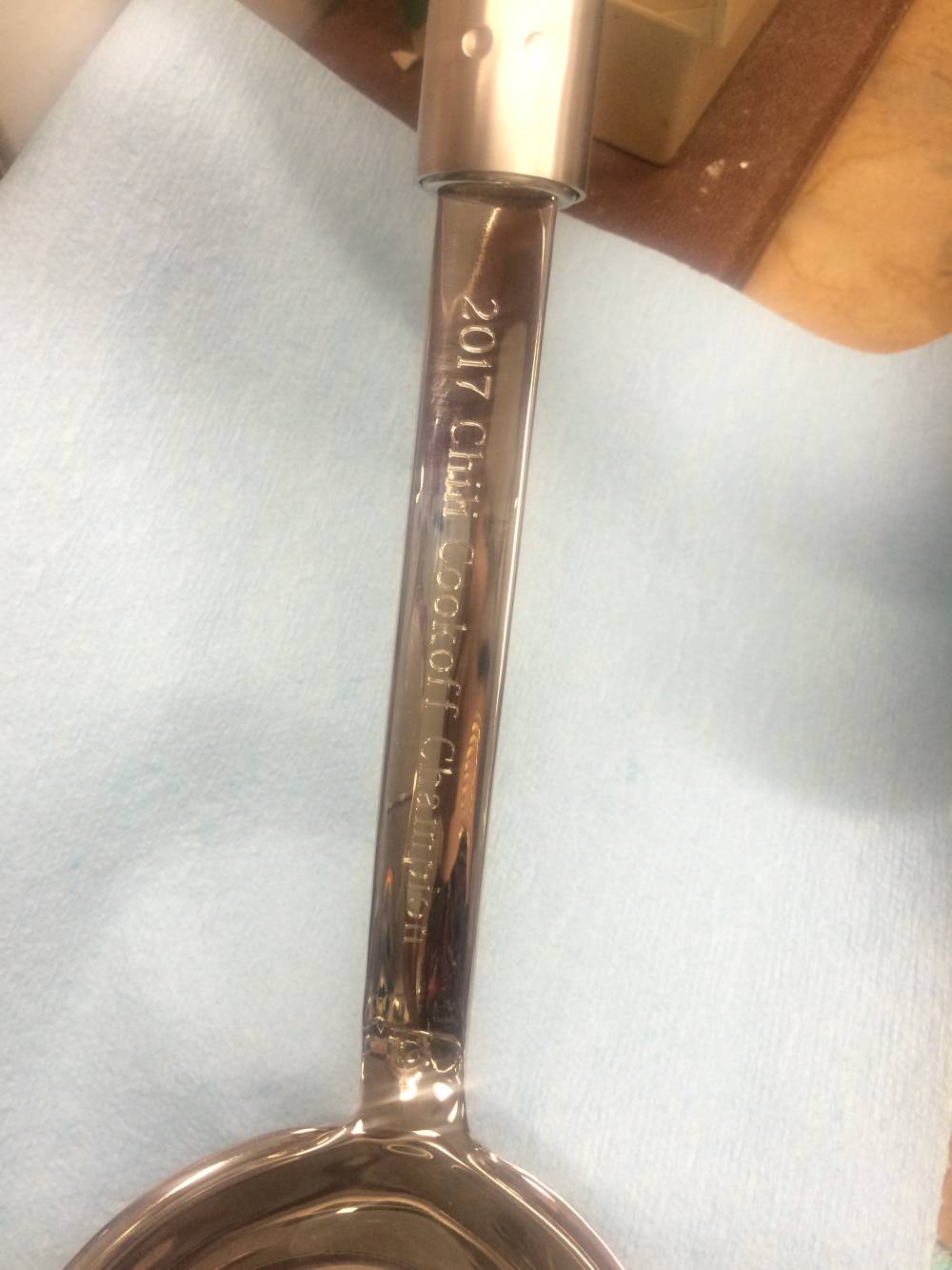 Engraved Metal Spoon