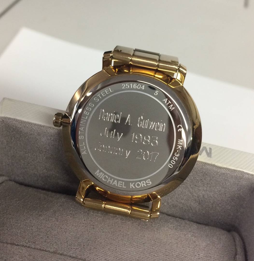 Watch engraving