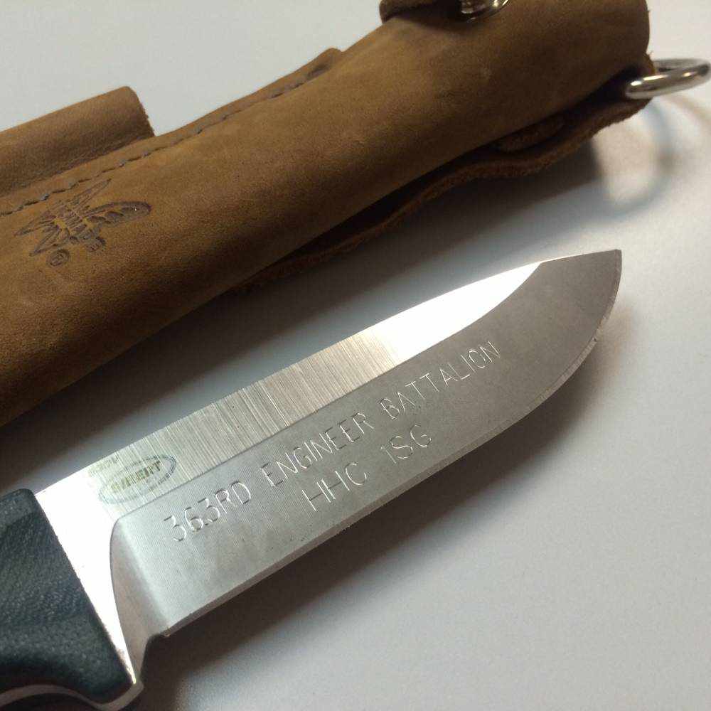 Knife Blade Engraving