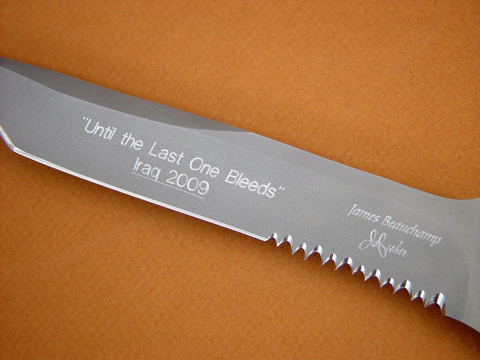 knife engraving