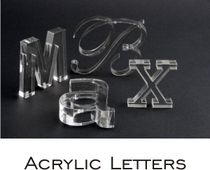 acrylic letters